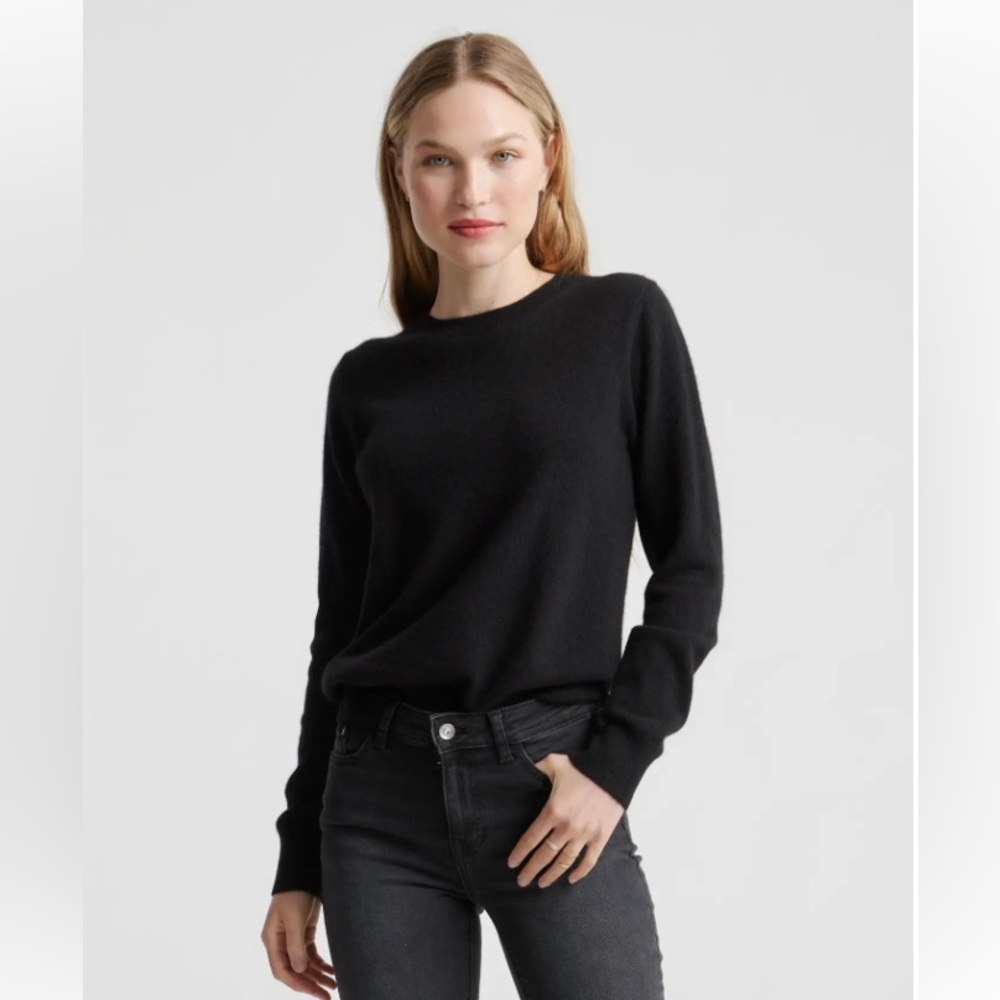 Quince Mongolian Cashmere Crewneck Sweater